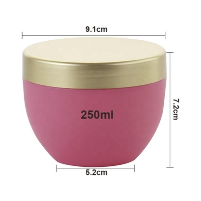 Pp Gold Lid 250ml Jars Untuk Kemasan Wadah Kosmetik Body Blue Black Pink