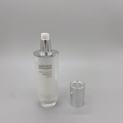Perawatan Kulit Botol Toner Kosmetik Oval Silinder Plastik 100ml 120ml