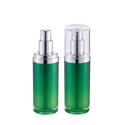 50ML kapasitas besar plastik makeup proses warna botol vakum dapat disesuaikan