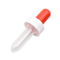 0.25ml Kemasan Pipet Pipet Botol Plastik Kepala Merah